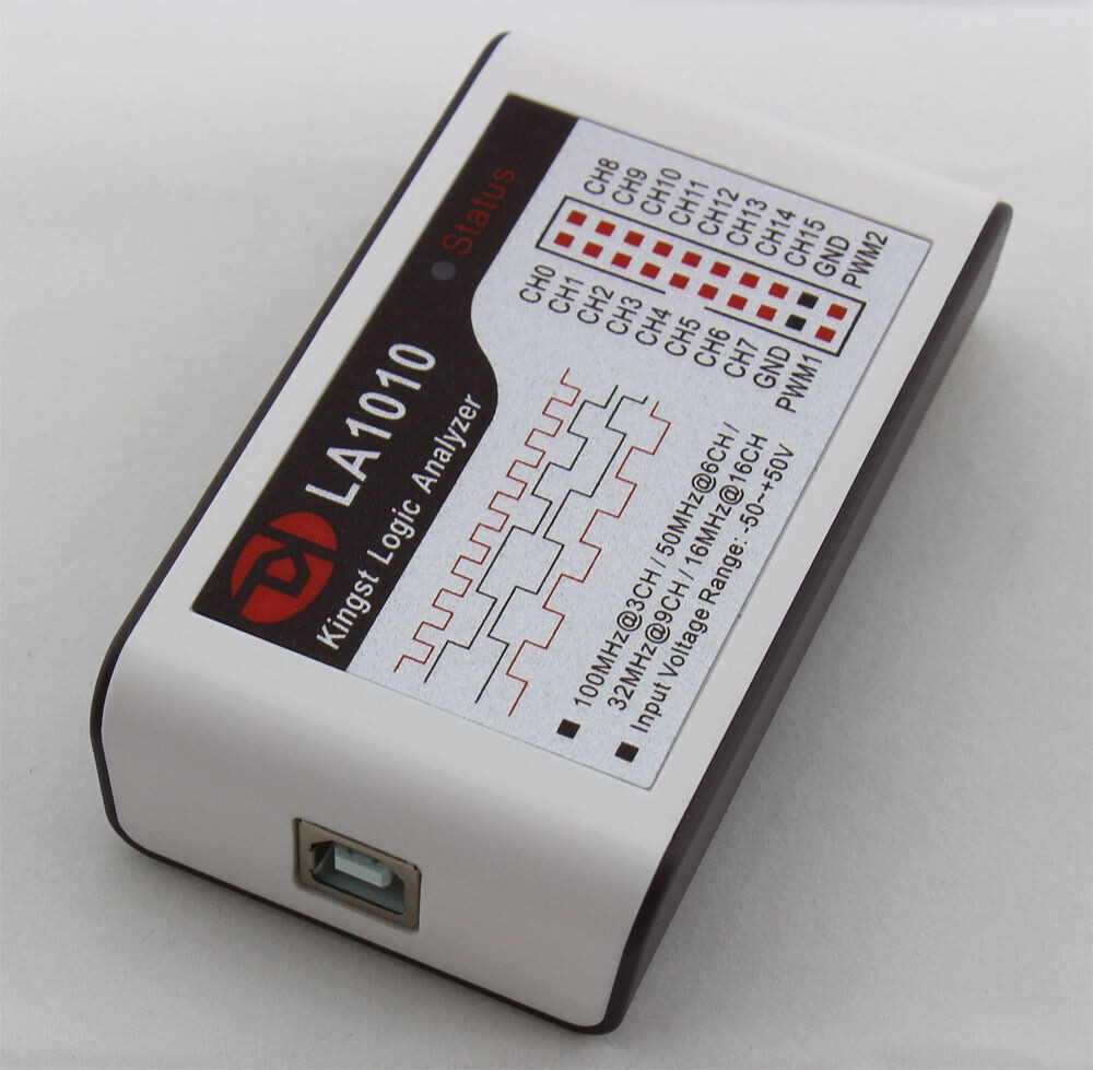 New LA1010 16CH 100MHz USB Logic Analyzer ARM FPGA