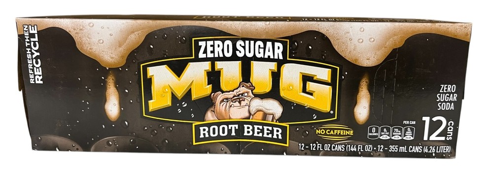 Mug Zero Sugar Caffeine Free Root Beer 12 pack