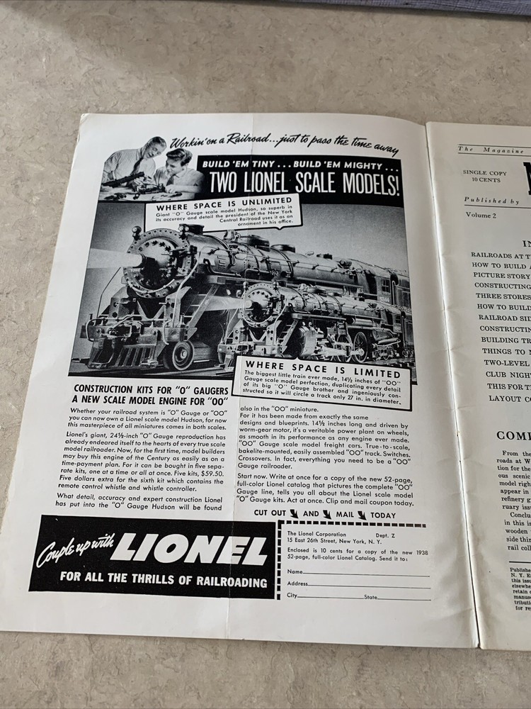 The Model Builder December 1938, Vol 2, #12 good condition