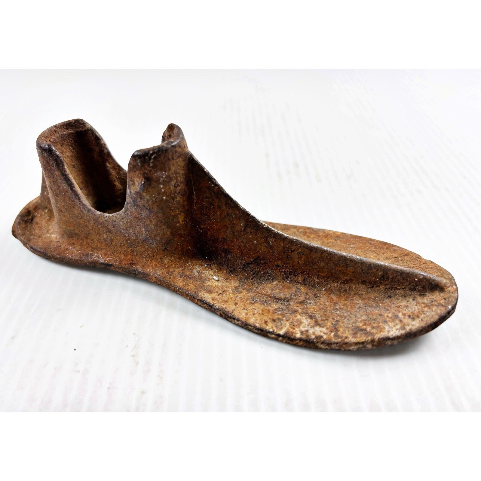 Cast Iron Cobbler Shoe Form Small Child Vintage Antique? 5.5” Small