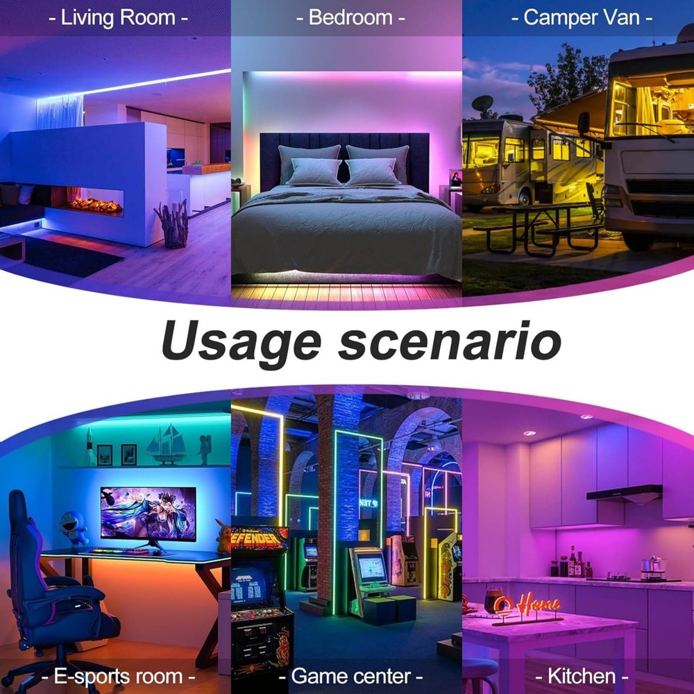 RGB Led Light Strip Controller 17-Key RF Wireless Remote DC5V USB Interface