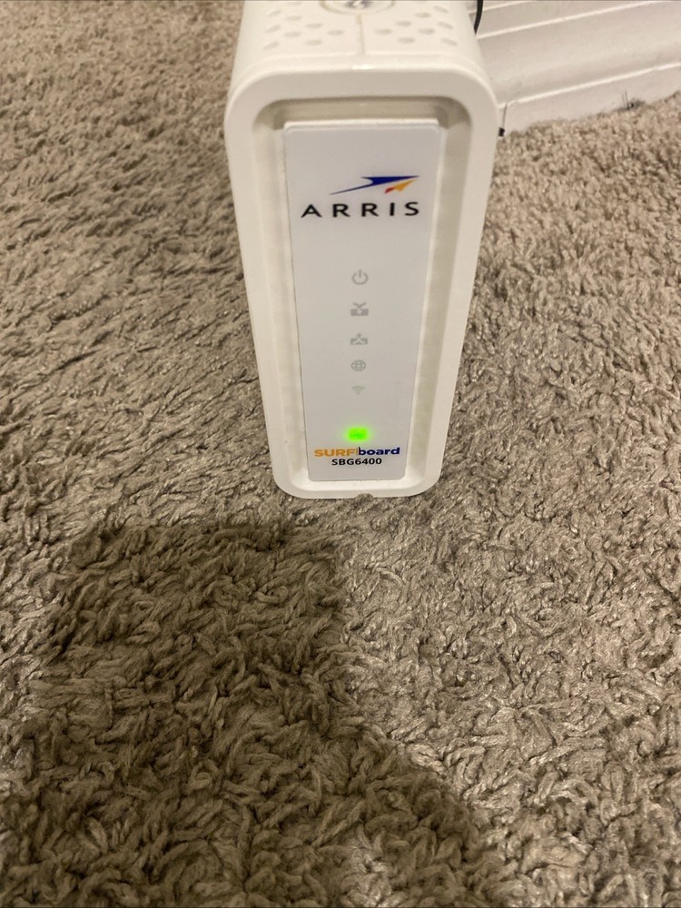 ARRIS SBG6400 Cable Modem WiFi Router Combo – Modem + Power Adapter Only