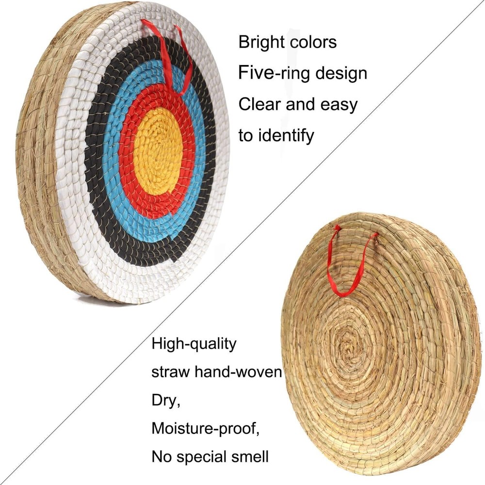 Archery Target - Backyard Straw Archery Target for Recurve Compound or Longbo...