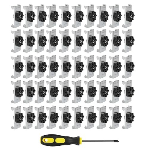Sound Isolation Clips - 50 pack - Sound Proofing Mounting Clips - Reduces