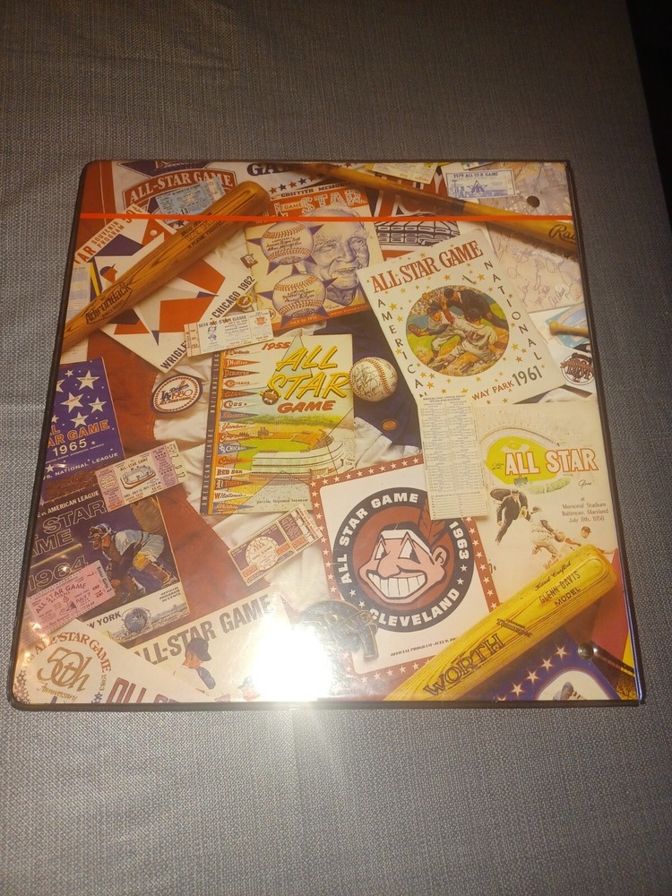 1989 Major League Baseball All-Star Game Three Ring Binder Notebook