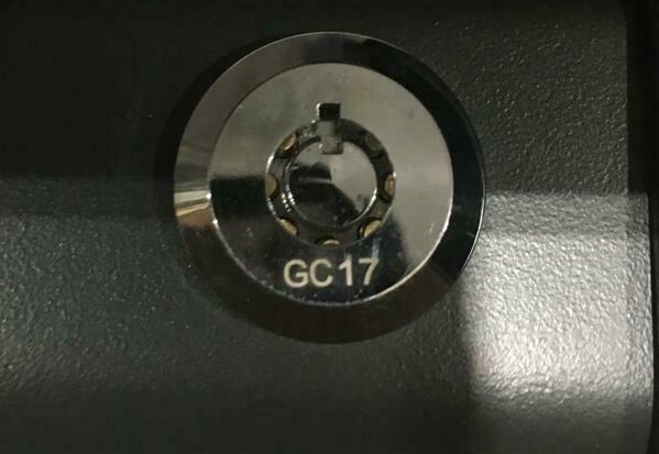 GC17 2 NEW KEYS Sentry Pistol Safe Code: GC17 Handgun Key Models QAP1E & QAP1BE
