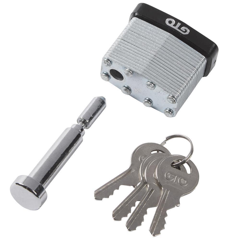 Mighty Mule Gate Opener Security Pin Lock Swing Gate Replacement Pin 2 Keys DIY