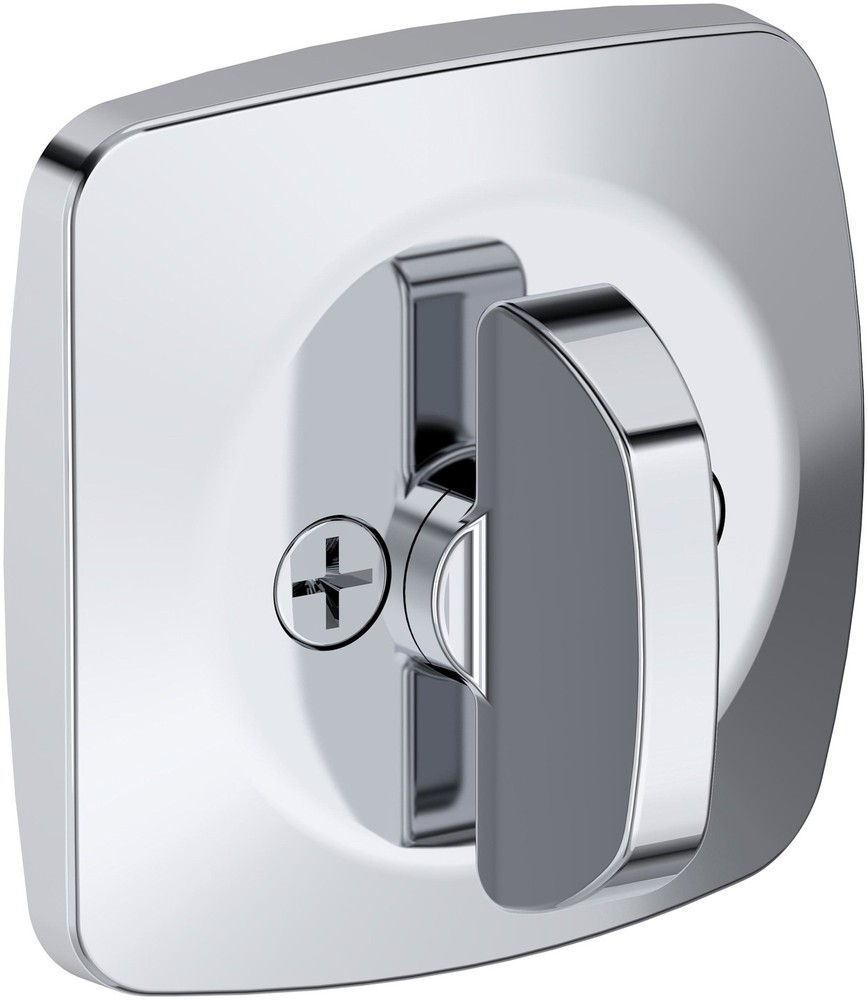 Baldwin SC.SSD Soft Square Solid Brass Single Cylinder Keyed - Brass