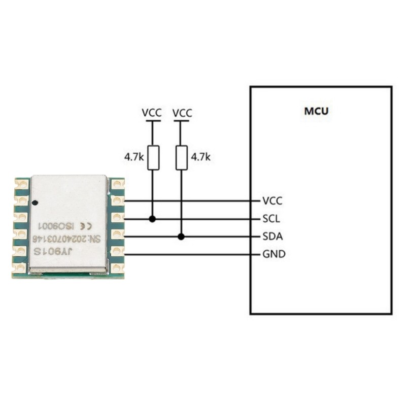 MPU6050 Module Angle Output 9-Axes Accelerometer Gyroscope Serial Port IIC