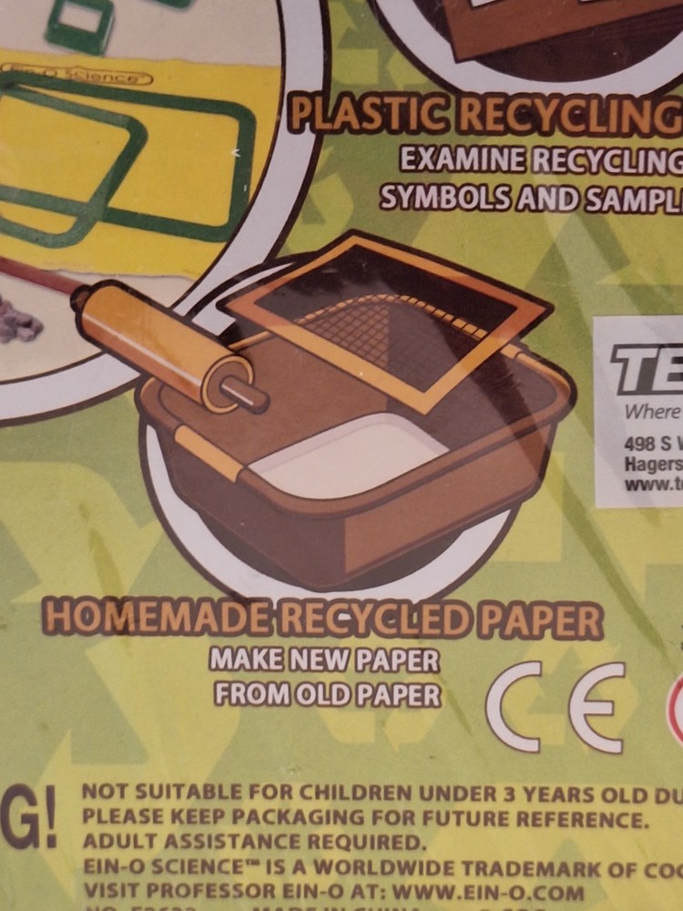 Recycling Professor Ein-O Science NEW Smart Boxes Save the Environment