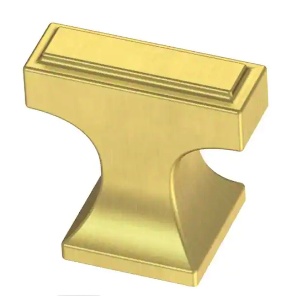 Liberty P24080C-117 Rectangular Platform Cabinet Drawer Knob Bayview Brass