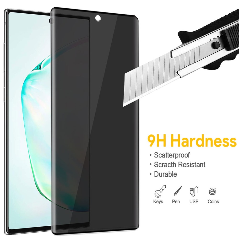 For Samsung Galaxy Note 10 /Note 10 Plus Privacy Tempered Glass Screen Protector