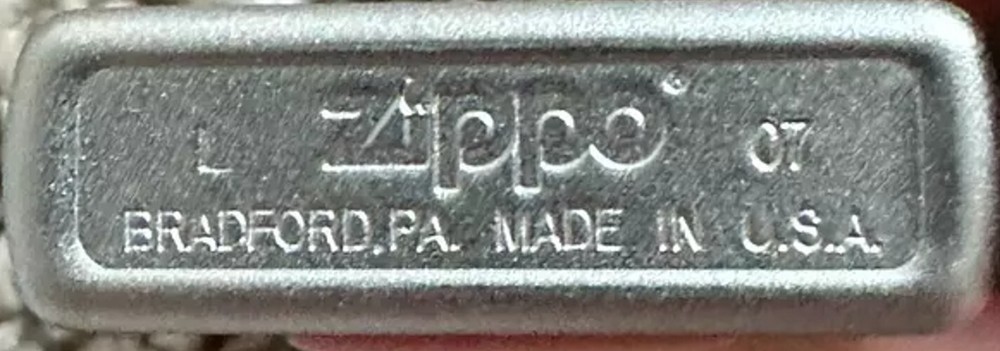 Rare 2007 Soccer Zippo Lighter