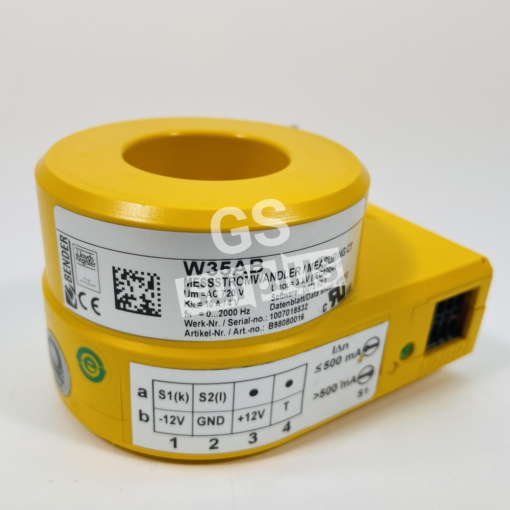 NEW BENDER W35AB CURRENT TRANSFORMER