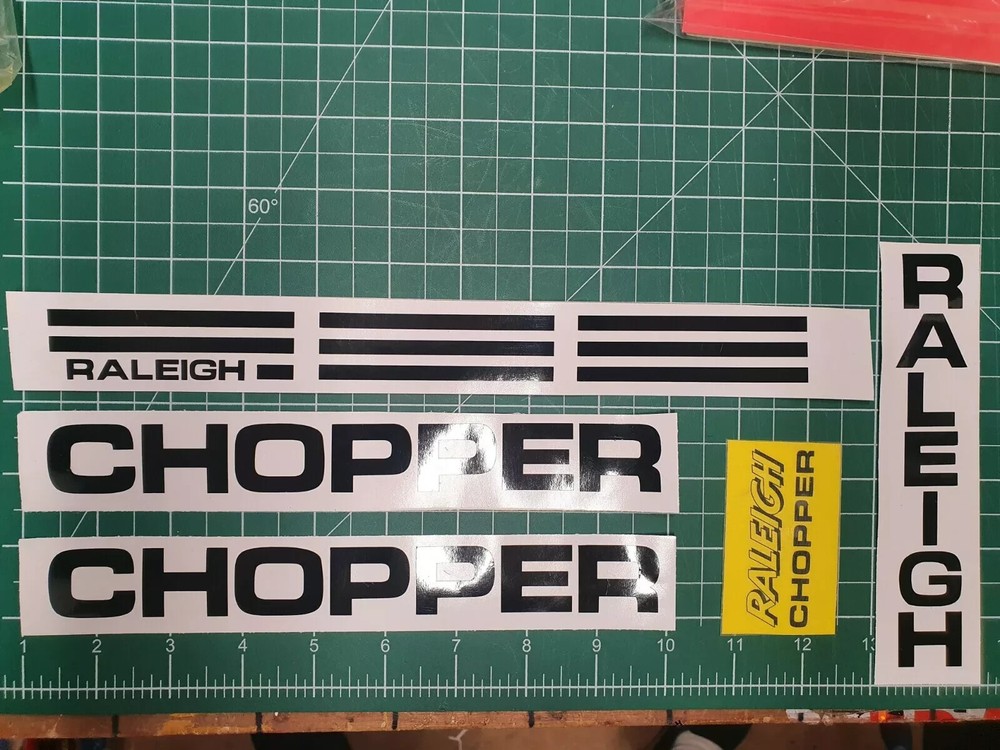 RALEIGH CHOPPER MK1 DECAL SET  BLACK