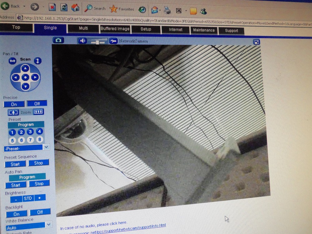 Panasonic BB-HCM705A POE Network IP Security Surveillance Camera