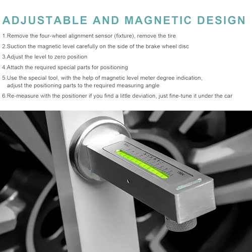 Adjustable Magnetic Gauge Tool, Wheel Camber Castor Strut Alignment Tool with