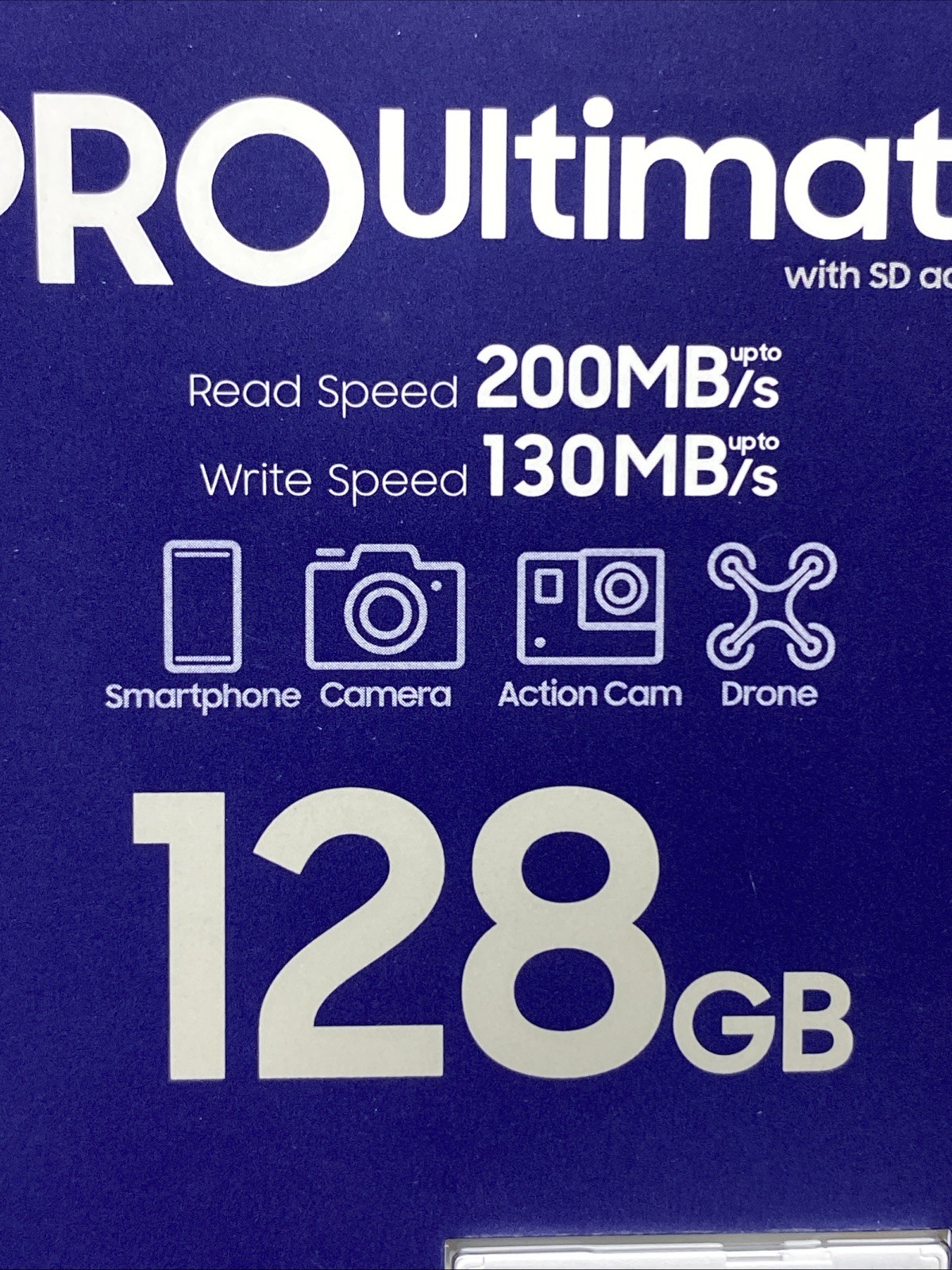 Brand New Sealed - Samsung - Pro Ultimate and Reader 128GB microSDXC Memory Card