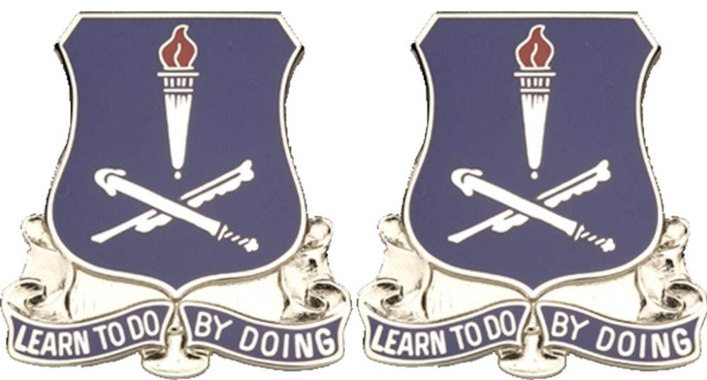 FINANCE SCHOOL Distinctive Unit Insignia - Pair