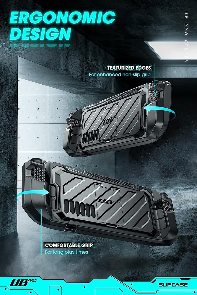 SUPCASE for Steam Deck OLED Drop Protection Case Kickstand Shockproof Cover
