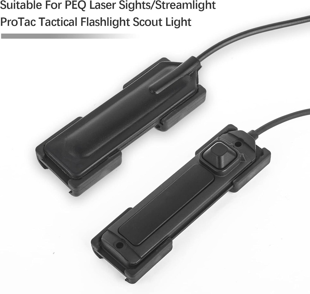 Remote Pressure Switch Mount Clips for Streamlight & PEQ Laser Sights (4PCS)