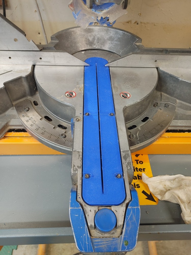 Delta Cruzer 12" & Rigid 4251 Miter Saw Zero Clearance Insert