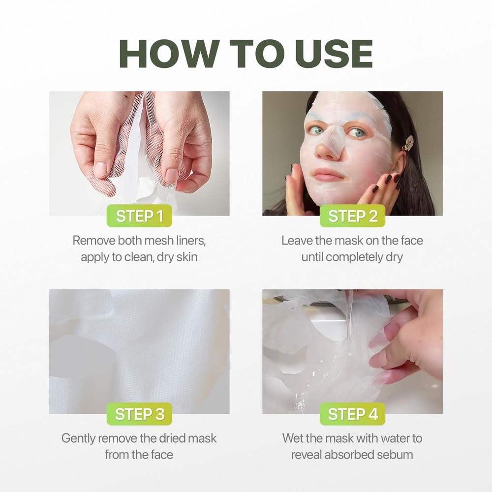 EIOM Trouble Patch Mask – Full Face Pimple Patch – Hydrocolloid Face Mask for Ac