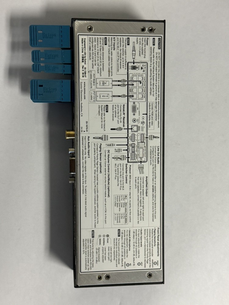 Extron PVS 305SA IP Polevault Switcher With A/C Adapter