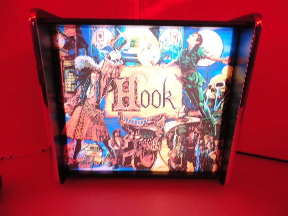 Hook Pinball Head LED Display light box
