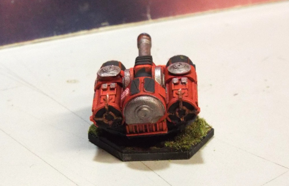 BATTLETECH SRM 71 HOVER TANK [KELL HOUNDS] (3D-PRINTED, PAINTED)