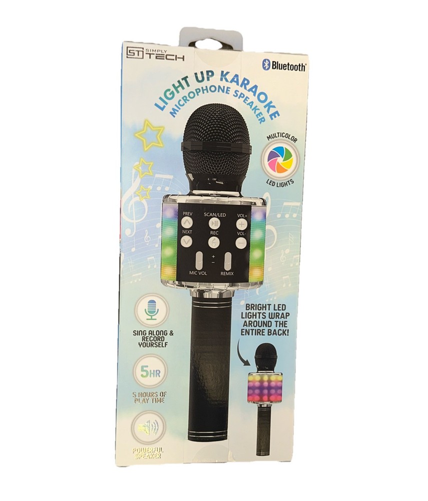 Light Up Kareokee Microphone Speaker