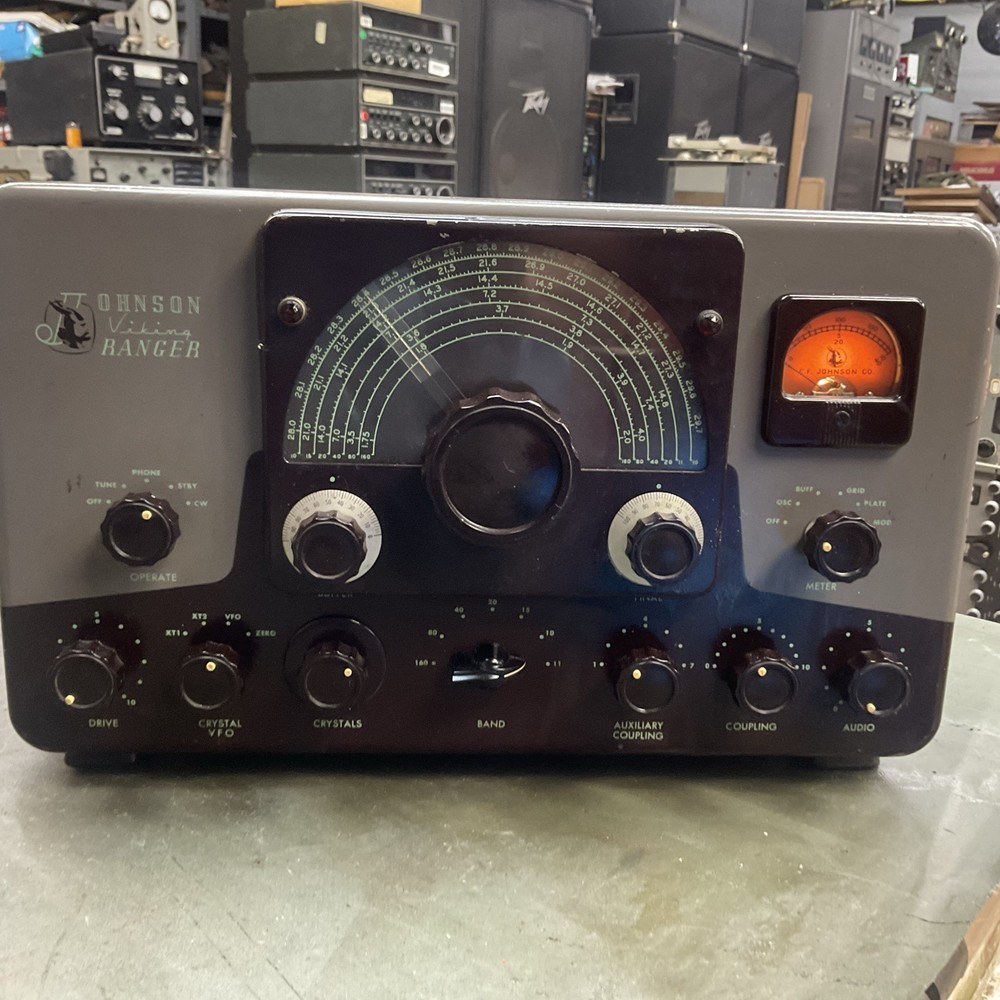 Johnson Viking Ranger Ham Amateur Radio Transmitter 160-10m AM CW