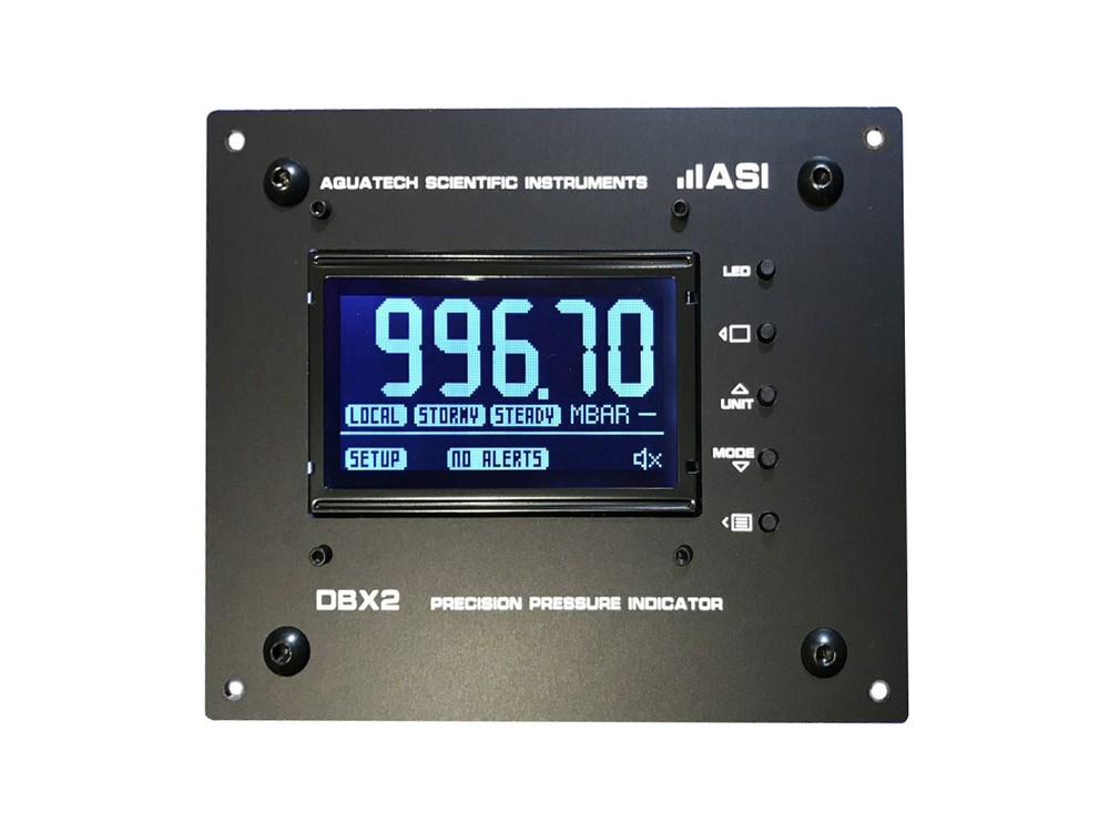 DBX2 FLUSH MOUNT  PRECISION DIGITAL BAROGRAPH BLACK - STANDARD CALIBRATION