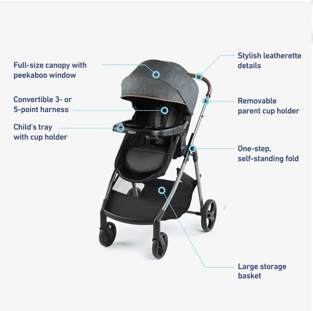 Graco Modes Trio Travel System Hemlock Black