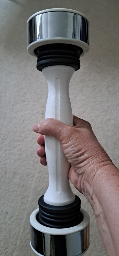 Shake Weight 2.5 Lb Pound Dumbell White