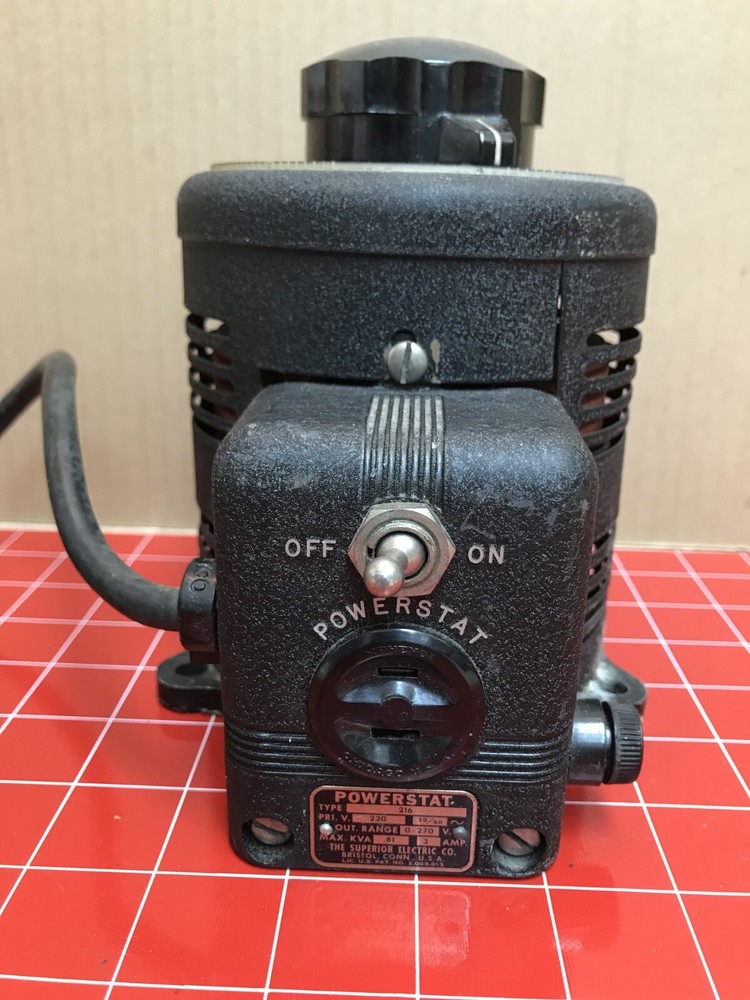Superior Electric Powerstat Variable Transformer Type 216 0-270V