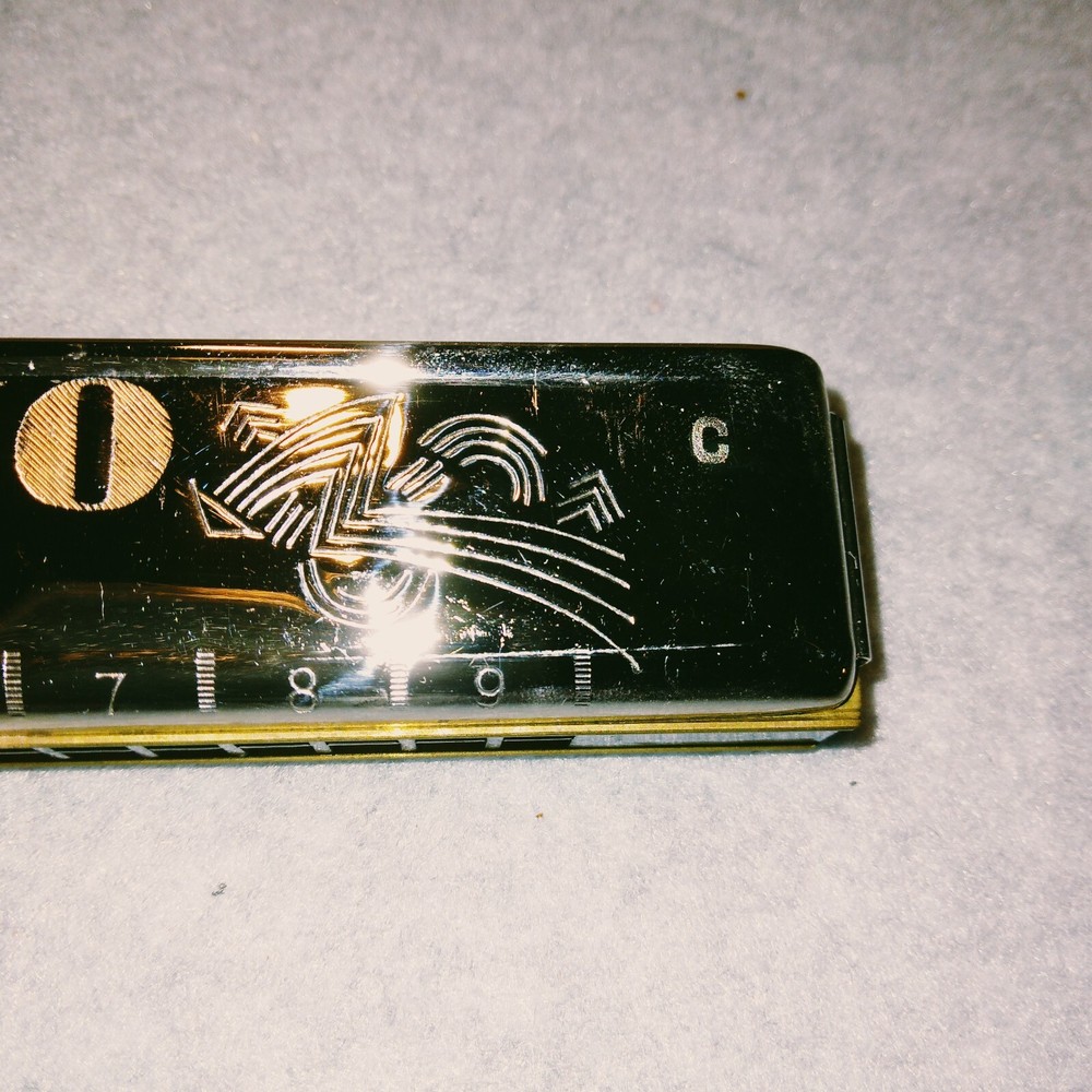 Vintage Harmonica M Hohner Echo Key C *Read*