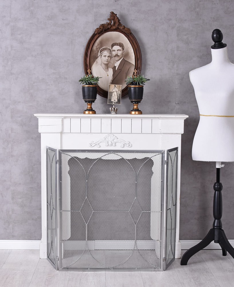 Fireplace Screen Silver Fireplace Protection Screen