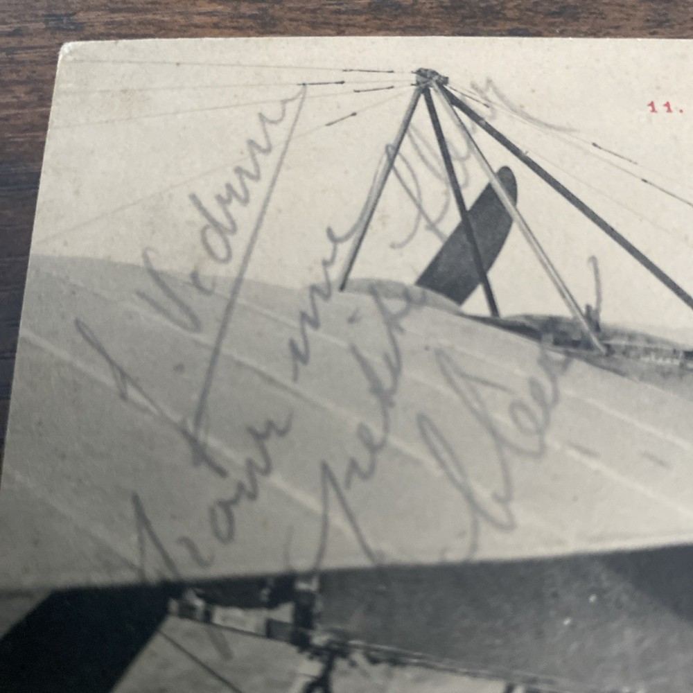 Jules Vedrines Signed Postcard