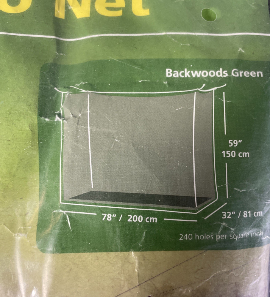 COGHLAN'S RECTANGULAR MOSQUITO NET 32" X 78" X 59" Backwoods Green camping