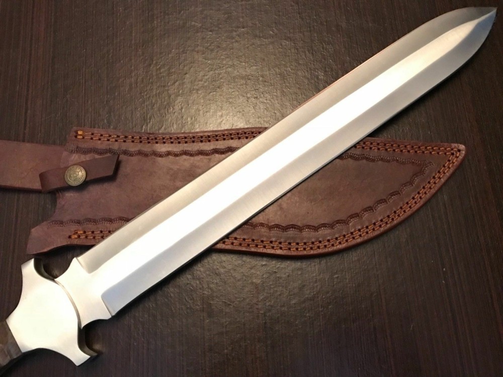 BEAUTIFUL CUSTOM HAND MADE D2 STEEL DAGAR KNIFE ......