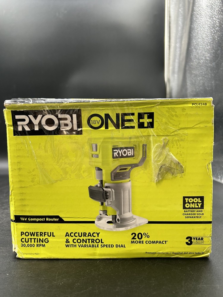 RYOBI ONE+ 18V Cordless Compact Fixed Base Router (Tool Only) PCL424B