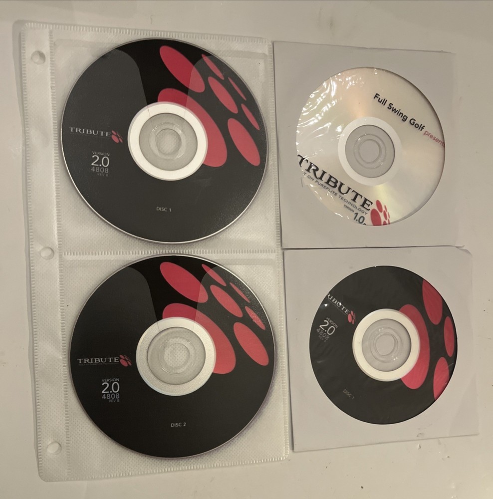 Full Swing Golf Simulator Tribute 2.0 4808 Software Operation Manual Kit