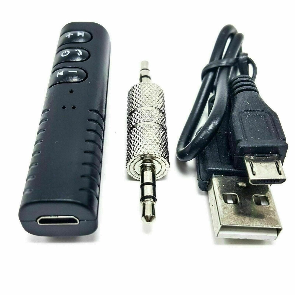 Wireless Bluetooth Receiver 3.5mm AUX Audio Stereo Hands Free Car Adapter
