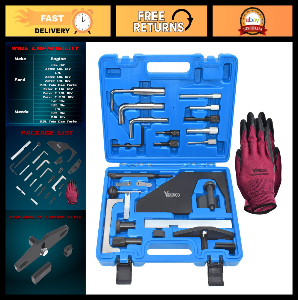 Camshaft Alignment Timing Tool Kit, 25 PCS Engine Camshaft Alignment Timing Tool