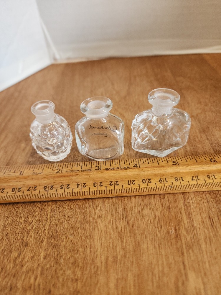 Miniature Vintage Perfume Bottles - No Stoppers - EUC