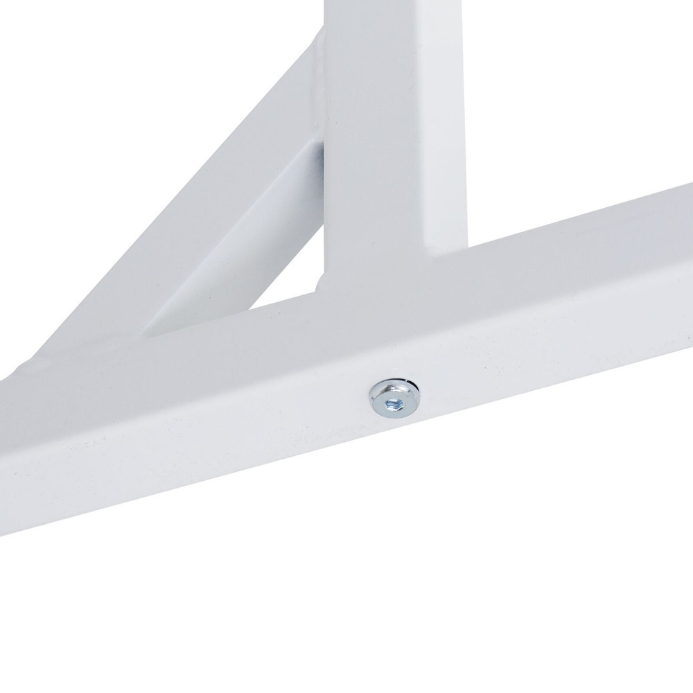 Durable Garment Rack Rolling Clothing Rack Storage Shelf with Z-Base Design