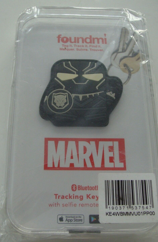 NEW SEALED DC Foundmi Bluetooth Tracking Selfie Remote Keychain Marvel