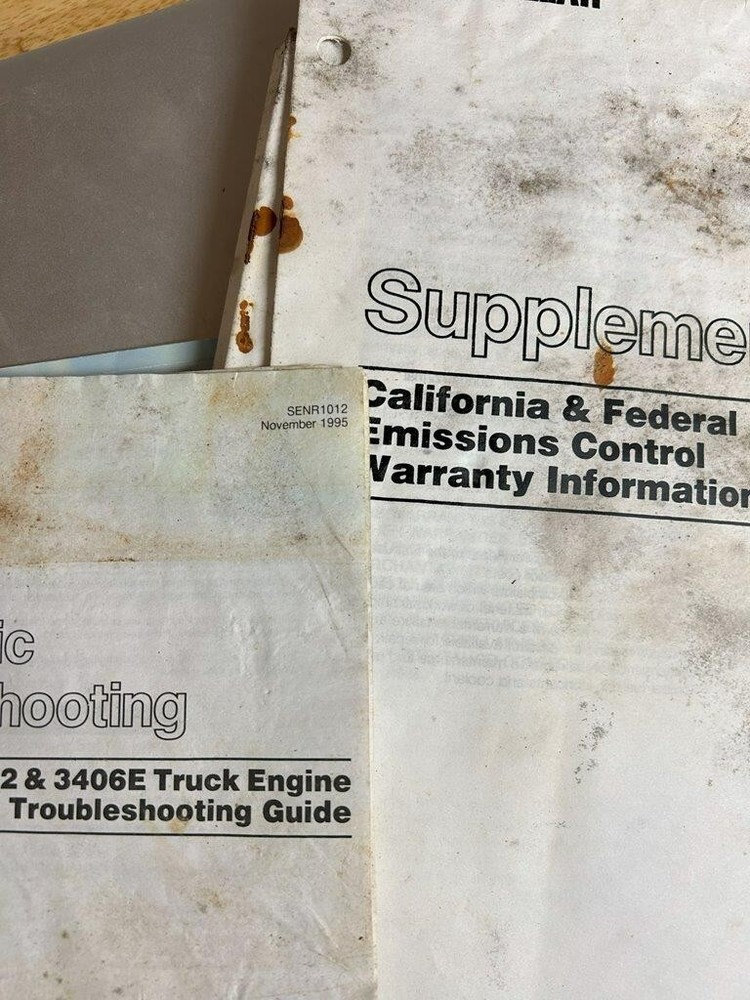Caterpillar 3176B C-10 C-12 3406E Truck Engine Basic Electronic Troubleshooting