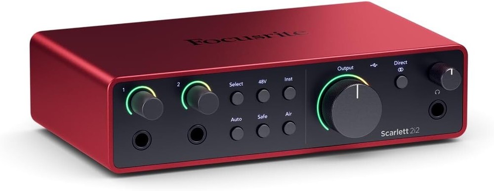 Focusrite Scarlett 2i2 Studio 4th Gen USB Audio Interface with Complete Bundle